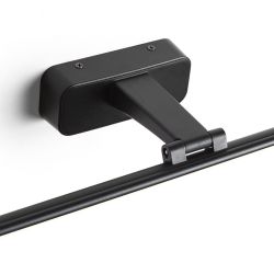 ALISA 60 ścienna czarna matowa  plastik 230V LED 12W  3000K