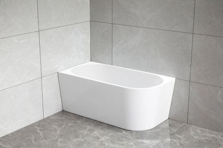 Przejdź do produktu TIBERA L wanna przyścienna, narożna 150x75cm, biały