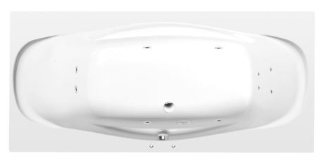 Przejdź do produktu GARDA wanna z hydromasażem, 190x90x44cm, Active Hydro, chrom