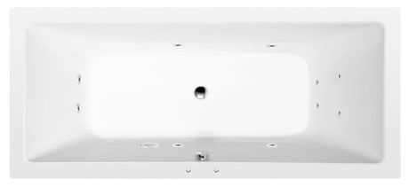 Przejdź do produktu KRYSTA wanna z hydromasażem, 180x70x39cm, Active Hydro, chrom