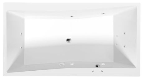 Przejdź do produktu QUEST wanna z hydromasażem, 190x100x49cm, Active Hydro, chrom