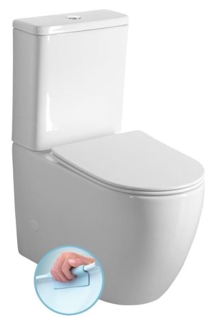 Przejdź do produktu INFINITY RIMLESS komplakt WC, odpływ poziomy/pionowy, biały