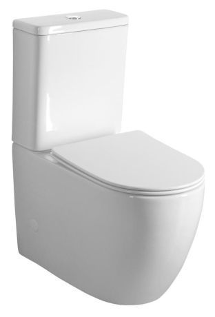 Przejdź do produktu INFINITY RIMLESS komplakt WC, odpływ poziomy/pionowy, biały