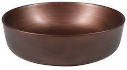 PRIORI umywalka ceramiczna nablatowa, Ø 41,5cm, miedź