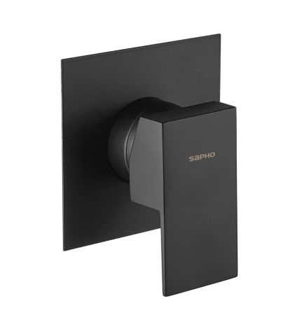 Przejdź do produktu SPECTRE bateria prysznicowa, podtynkowa, 1 wyjście, czarny mat