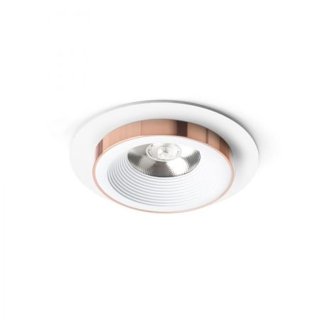 Przejdź do produktu SHARM R I wpuszczana biała miedź 230V LED 10W 24°  3000K