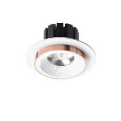 SHARM R I wpuszczana biała miedź 230V LED 10W 24°  3000K