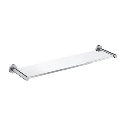 Półka szklana 55 cm Omnires Modern Project MP60930NI nikiel szczotkowany