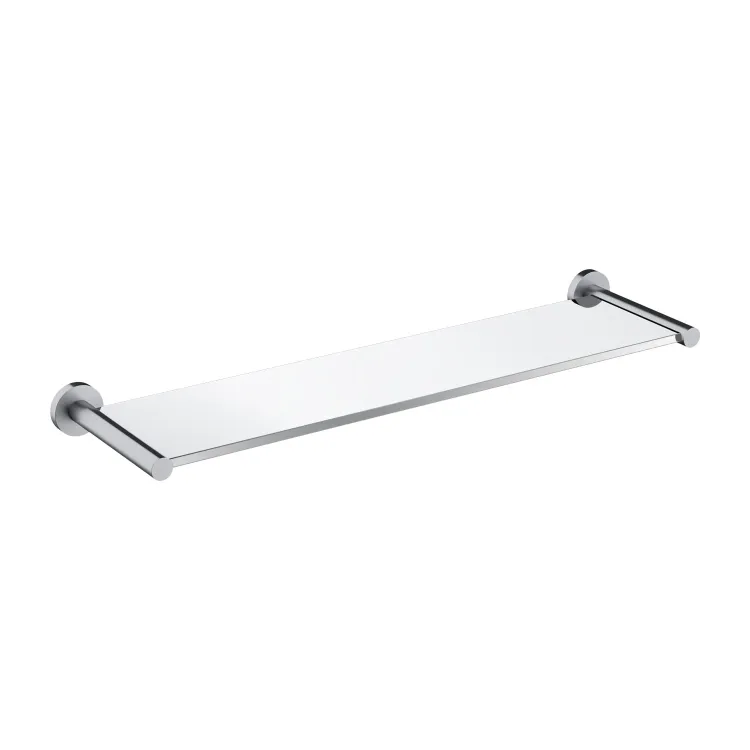 Półka szklana 55 cm Omnires Modern Project MP60930NI nikiel szczotkowany