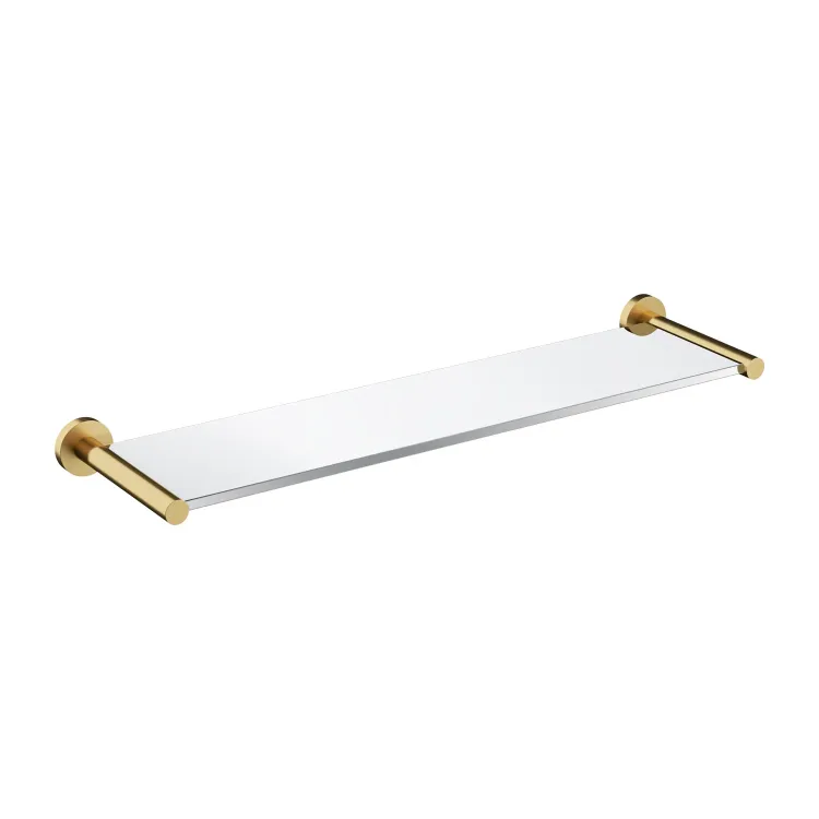 Półka szklana 55 cm Omnires Modern Project MP60930GLB złoty mat