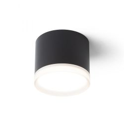 MEMA sufitowa czarna akryl satynowy 230V LED GX53 7W