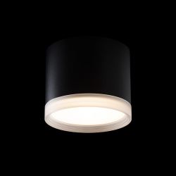 MEMA sufitowa czarna akryl satynowy 230V LED GX53 7W