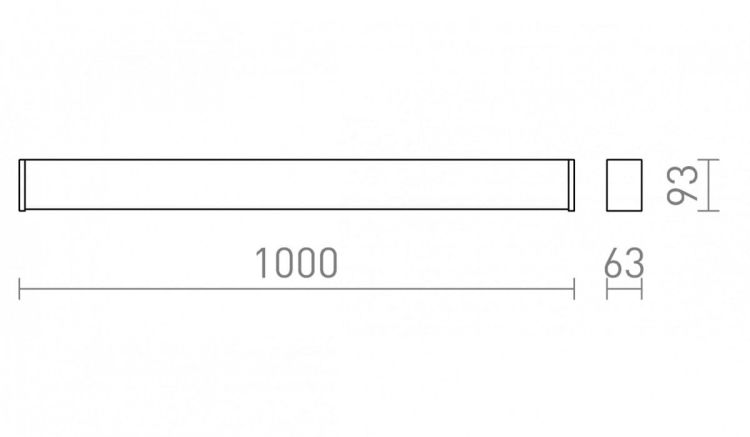 CARME 100 natynkowa czarna 230V LED 35W IP65 3000K