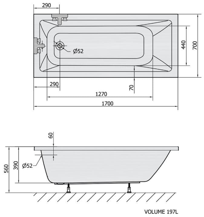 wanna 170x70 cm rysunek techniczny.JPG