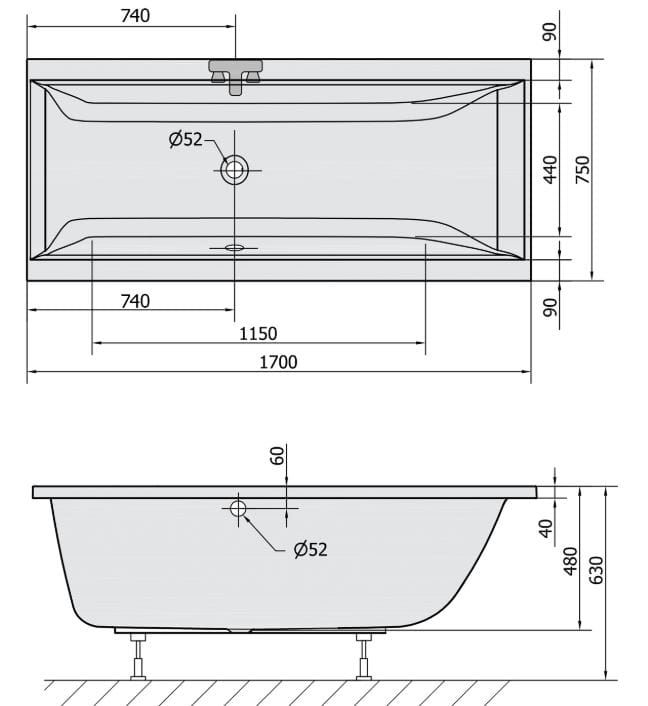 wanna akrylowa 170x75 rysunek techniczny.JPG