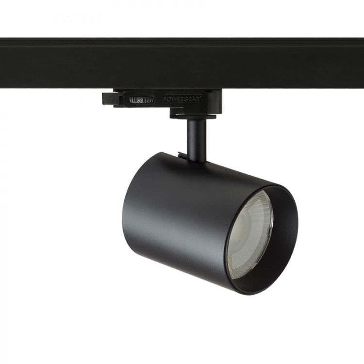 IRIS 7 do 3-faz. szyny czarna  230V LED 10W 24°  3000K