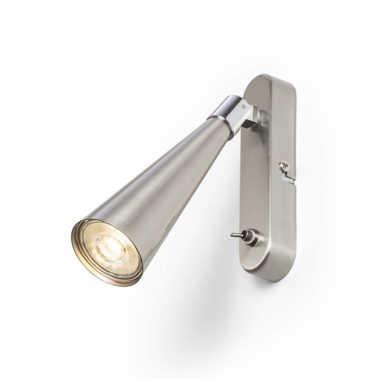 ALEXIS ścienna czarna chrom 230V LED GU10 5W