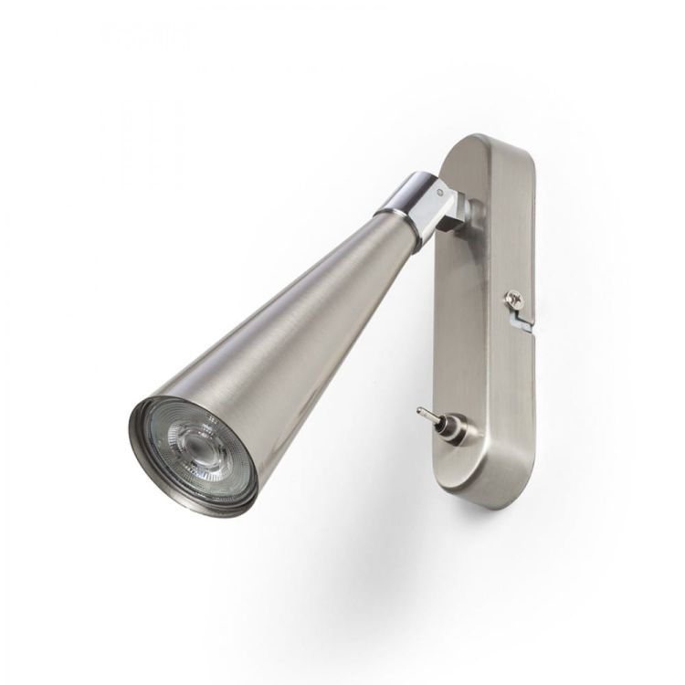 ALEXIS ścienna czarna chrom 230V LED GU10 5W