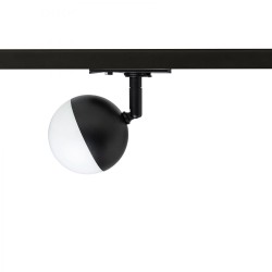 LYRA do 1-faz. szyny czarna akryl mleczny 230V LED 5W  3000K