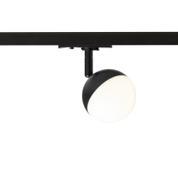 LYRA do 1-faz. szyny czarna akryl mleczny 230V LED 5W  3000K