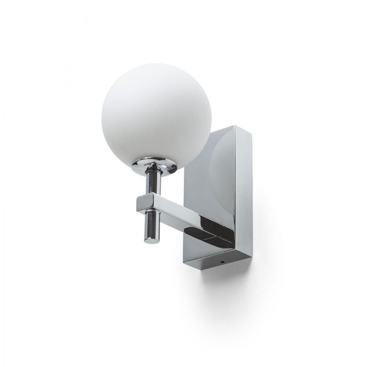 PEGGY ścienna chrom/szkło opalowe 230V LED G9 6W IP44