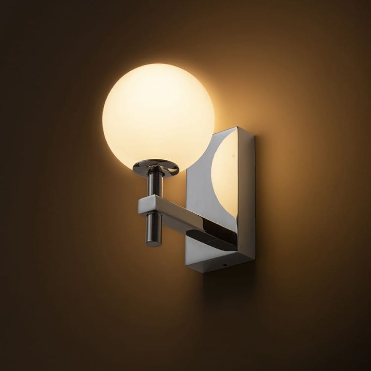 PEGGY ścienna chrom/szkło opalowe 230V LED G9 6W IP44