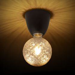 REACH sufitowa czarna 230V LED E27 11W