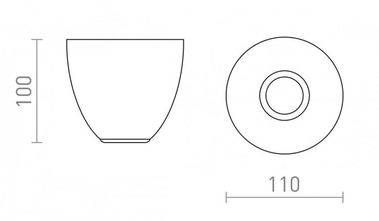 REACH sufitowa czarna 230V LED E27 11W