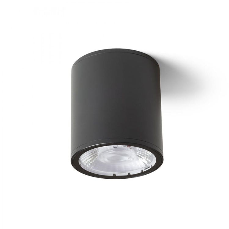 KORNELIA 10 sufitowa czarna 230V LED 15W IP65 3000K