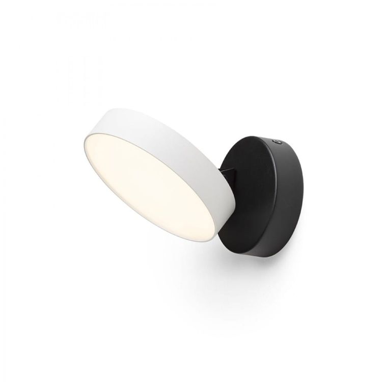 ARETHA natynkowa biała/czarna  230V LED 12W  3000K