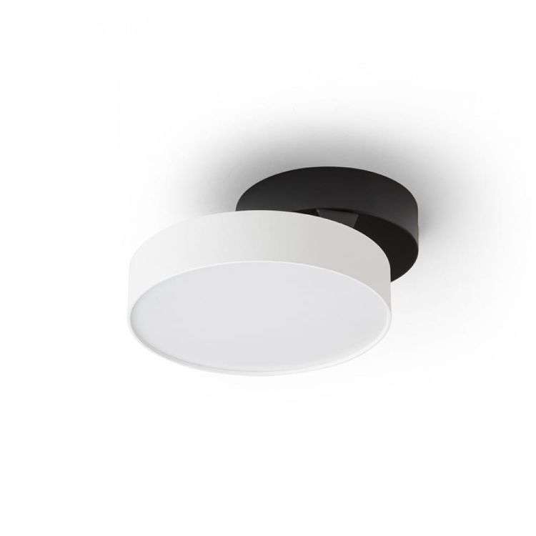 ARETHA natynkowa biała/czarna  230V LED 12W  3000K