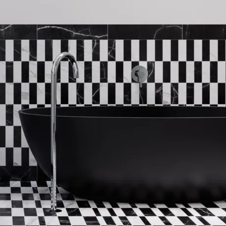 Przejdź do produktu Wylewka wannowa wolnostojąca 86 cm Omnires WWYCR chrom połysk