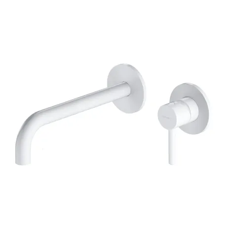 Przejdź do produktu Bateria umywalkowa podtynkowa 2-otworowa, z długą wylewką Omnires Y1215HLWM biały mat