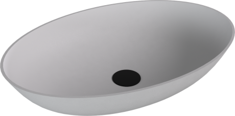 Przejdź do produktu BANERA OVAL umywalka kompozytowa nablatowa, 60x40cm, biały mat