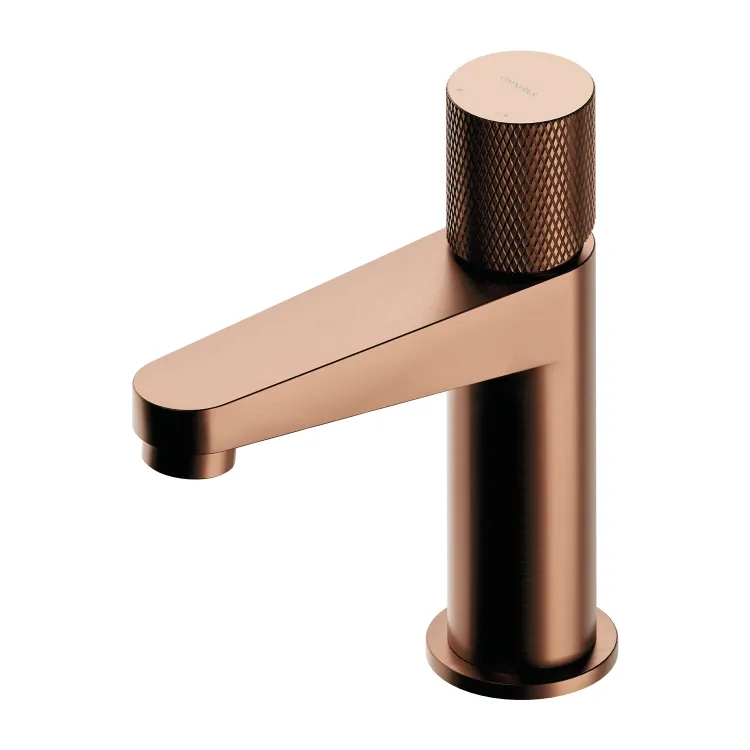 Bateria umywalkowa, stojąca 10 cm Omnires Contour CT8010CPB miedź szczotkowana