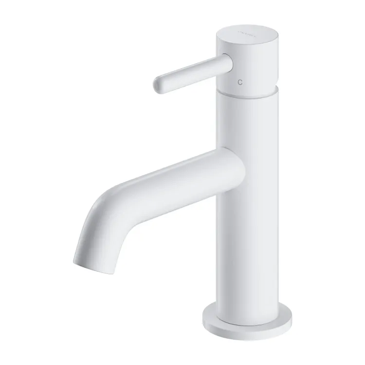 Bateria umywalkowa 16 cm miedź Omnires Y1210NWM biały mat