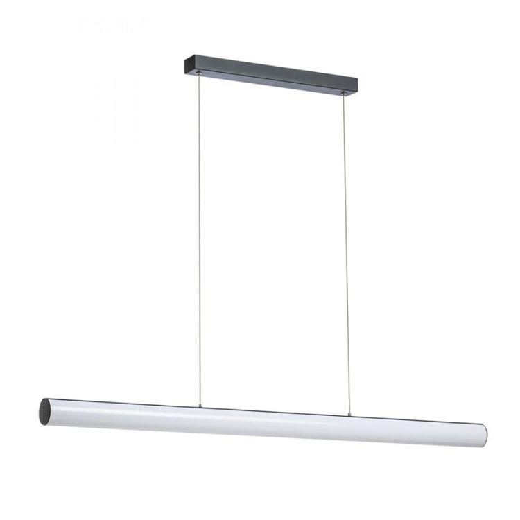 RIVIER LED I wisząca czarna/akryl przezroczysty 230V LED 24W 3000K