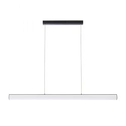 RIVIER LED I wisząca czarna/akryl przezroczysty 230V LED 24W 3000K
