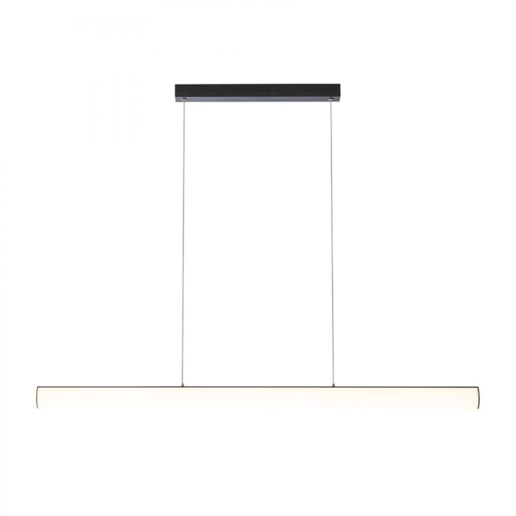 RIVIER LED I wisząca czarna/akryl przezroczysty 230V LED 24W 3000K