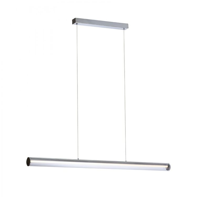 RIVIER LED I wisząca chrom/akryl mleczny 230V LED 24W 3000K