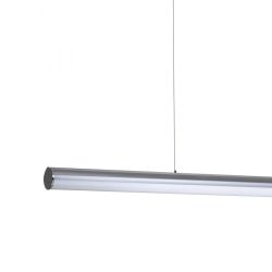 RIVIER LED I wisząca chrom/akryl przezroczysty 230V LED 24W 3000K
