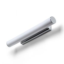 RIVIER LED 59 ścienna czarna/akryl mleczny 230V LED 18W 3000K