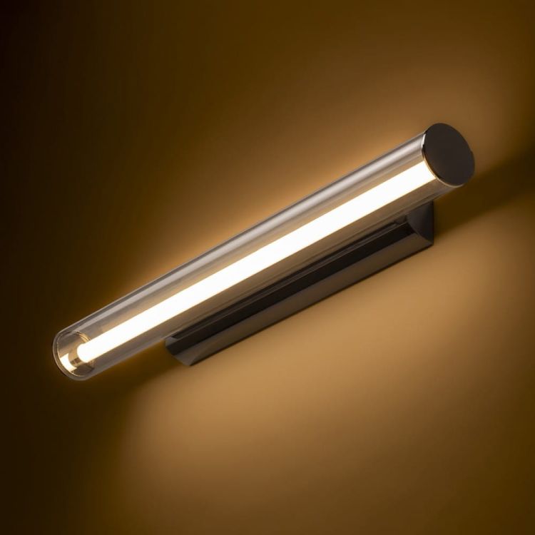 RIVIER LED 59 ścienna chrom/akryl przezroczysty 230V LED 12W 3000K