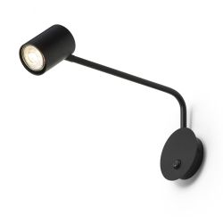 FILIP z ramieniem czarna 230V LED GU10 5W