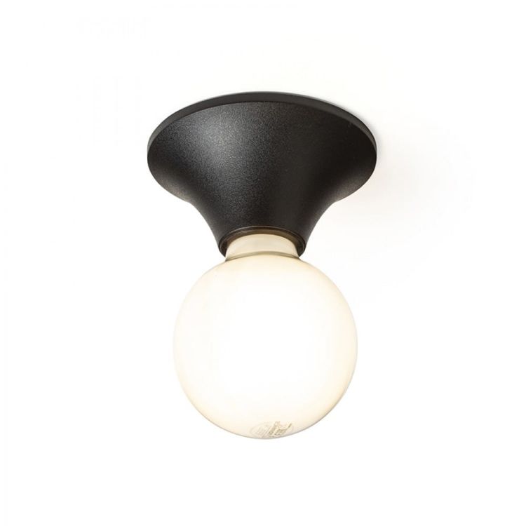 BOY sufitowa czarna plastik 230V LED E27 11W IP44