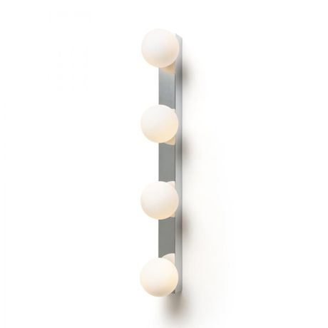 Przejdź do produktu DOMINO IV ścienna chrom/szkło opalowe 230V LED G9 4x6W IP44