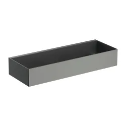 Koszyk prysznicowy 30x11 cm Omnires UN10335GR grafit szczotkowany