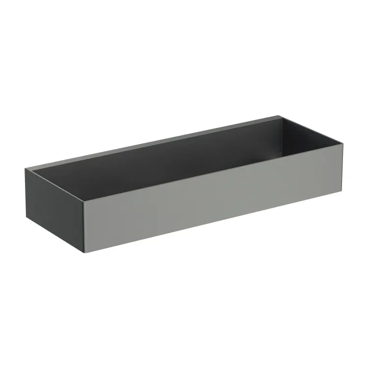 Koszyk prysznicowy 30x11 cm Omnires UN10335GR grafit szczotkowany