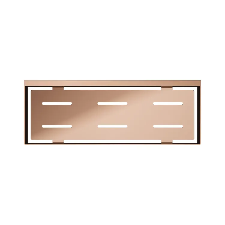 Koszyk prysznicowy 30x11 cm Omnires UN10335CP miedź połysk