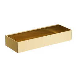 Koszyk prysznicowy 30x11 cm Omnires UN10335GLB złoty szczotkowany